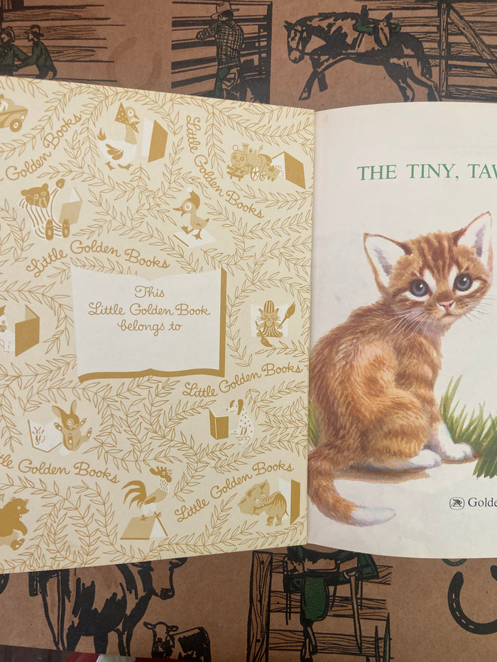 Vintage Little Golden Book - Tiny, Tawny Kitten - Deer Creek Mercantile