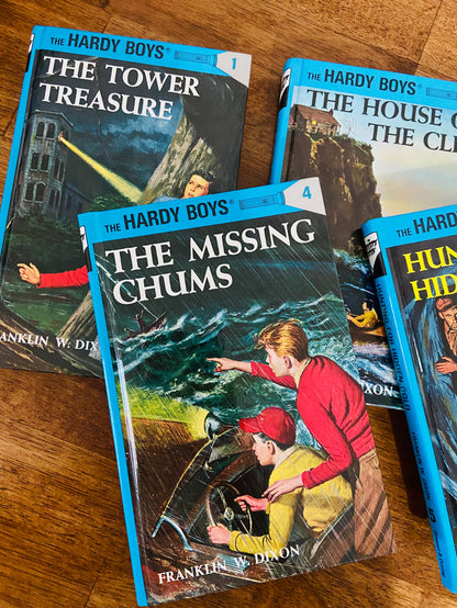 Vintage The Hardy Boys Book Starter Set, Volumes 1-5 - Deer Creek Mercantile