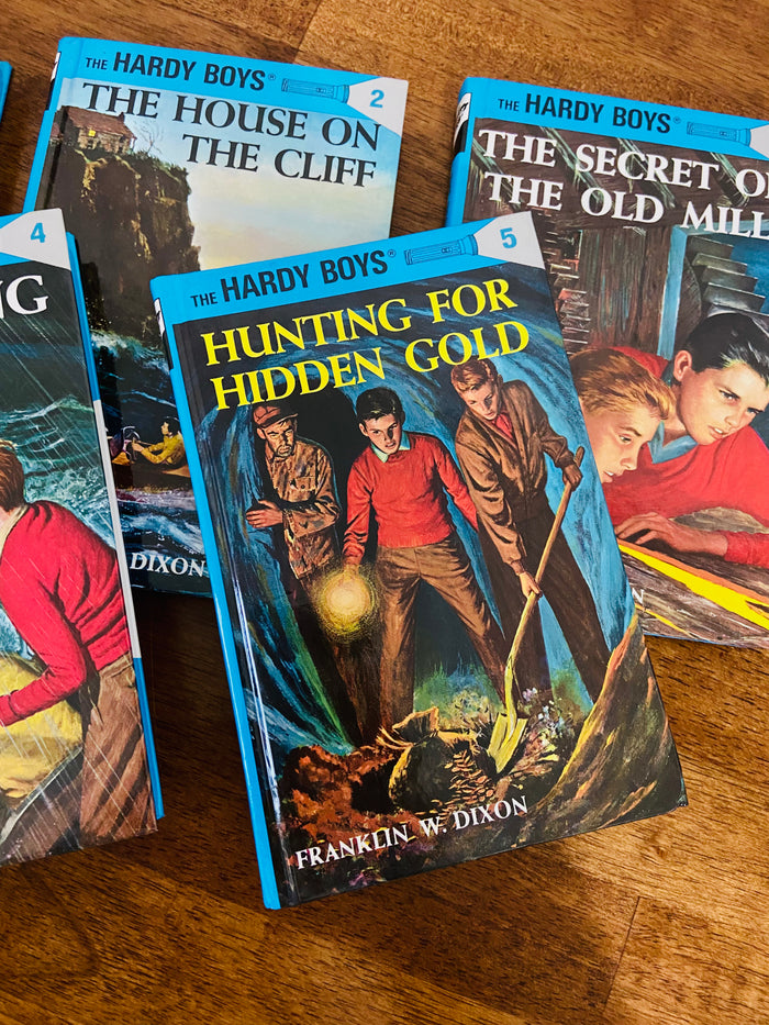 Vintage The Hardy Boys Book Starter Set, Volumes 1-5 - Deer Creek Mercantile