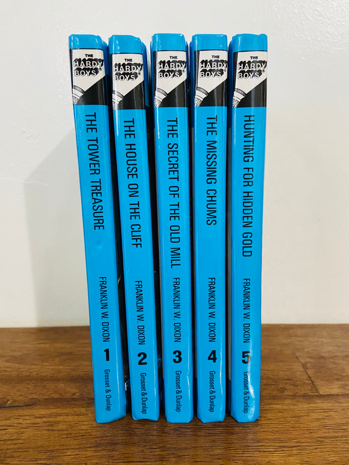 Vintage The Hardy Boys Book Starter Set, Volumes 1-5 - Deer Creek Mercantile