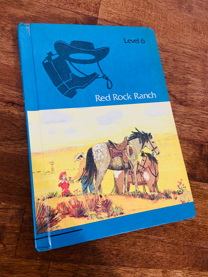 Vintage Rand McNally Red Rock Ranch Western Educational Book Level 6, 1974 Rare - Deer Creek Mercantile