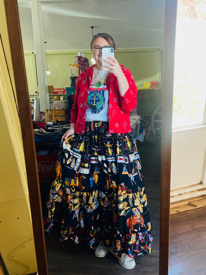 Vintage Jackelen Western Cowgirl Skirt One Of A Kind - Deer Creek Mercantile