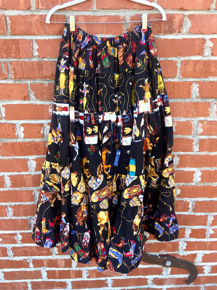 Vintage Jackelen Western Cowgirl Skirt One Of A Kind - Deer Creek Mercantile