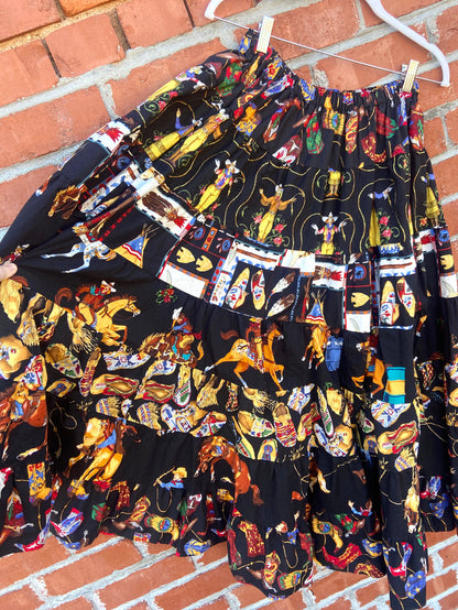 Vintage Jackelen Western Cowgirl Skirt One Of A Kind - Deer Creek Mercantile