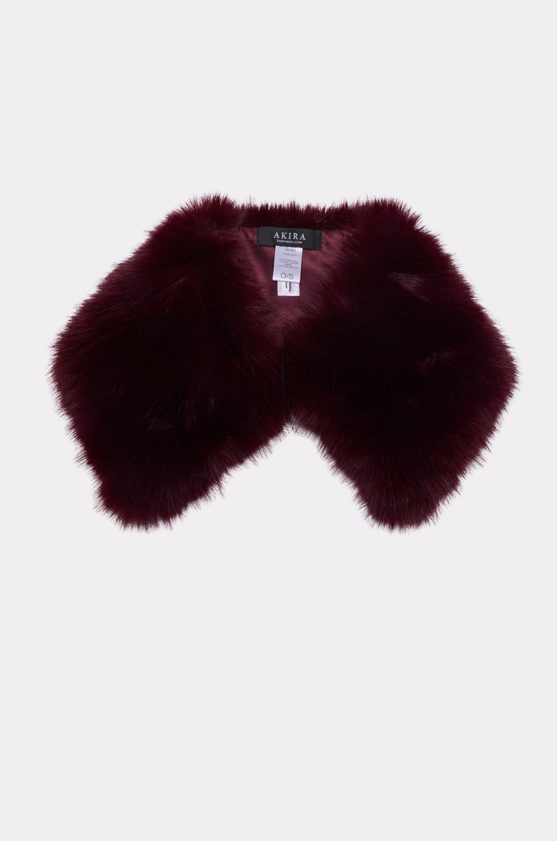 ALAIA FAUX FUR COLLAR