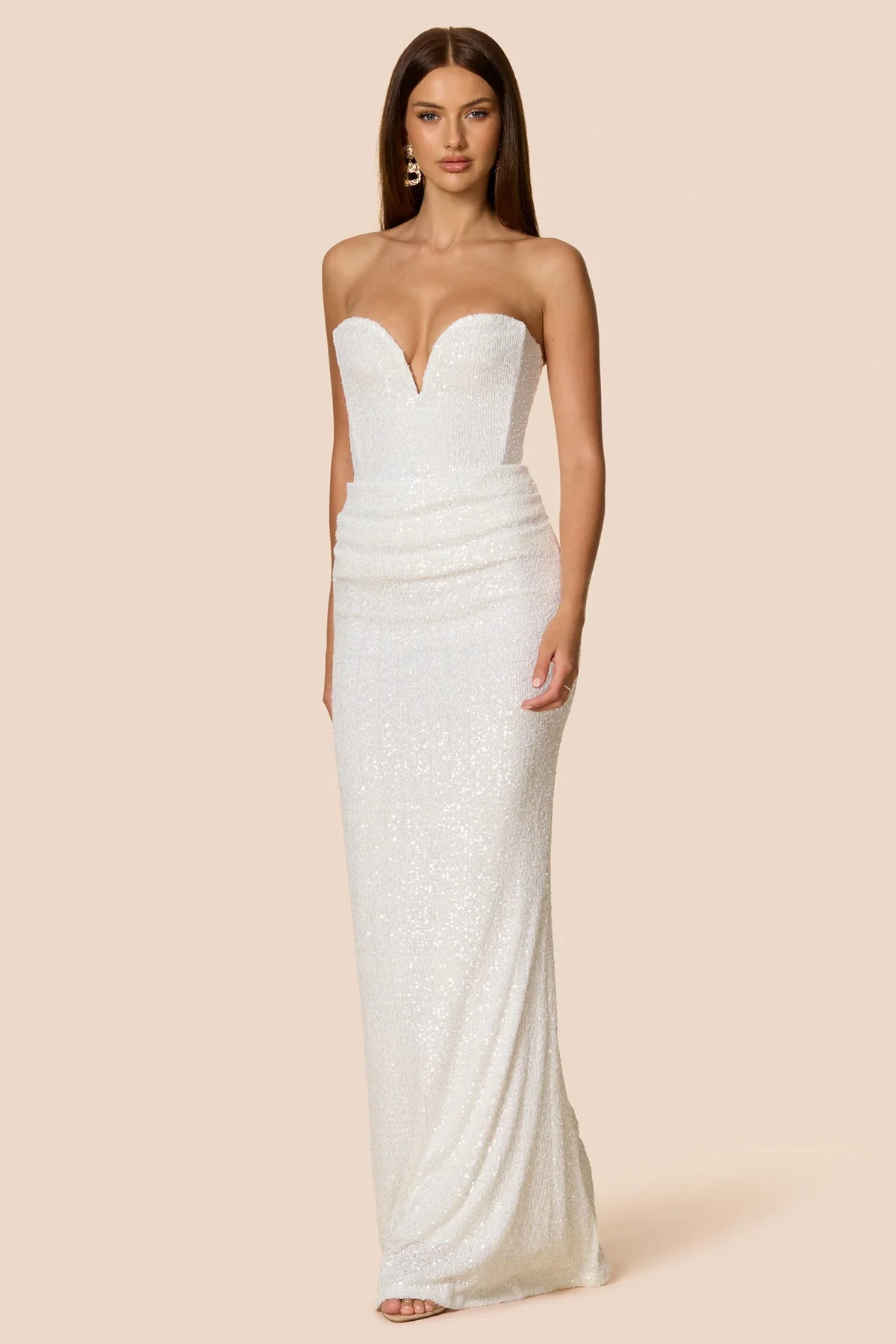 Nookie Dante Maxi Dress - Crystal