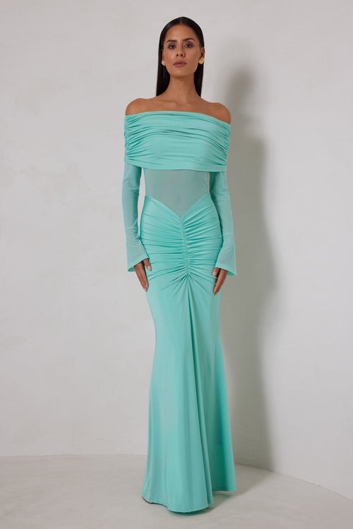 Paige Dress - Turquoise