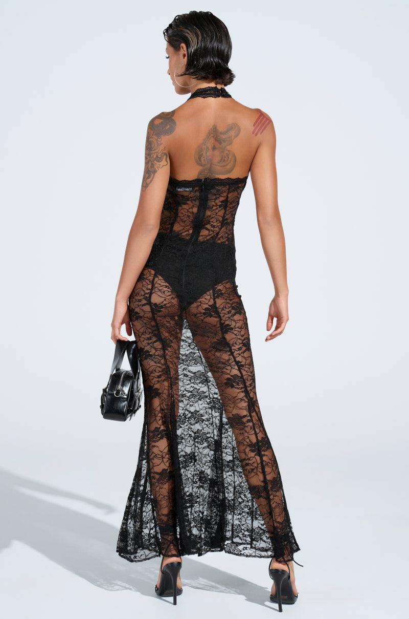 AFTER HOURS LACE MAXI DRESS