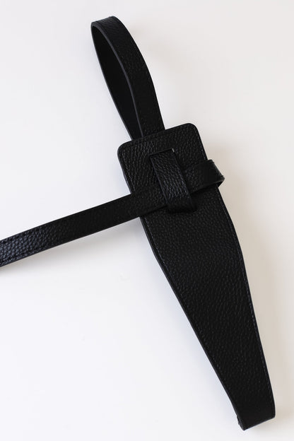 Vance Contemporary Adjustable Belt - Black