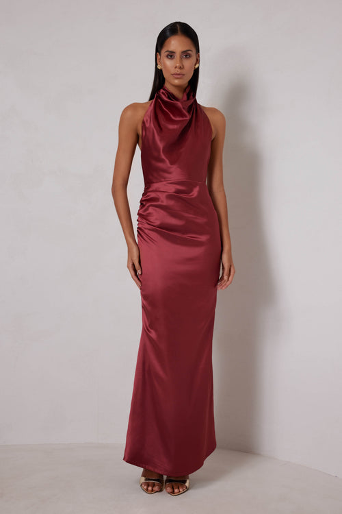 Yvette Dress - Rust
