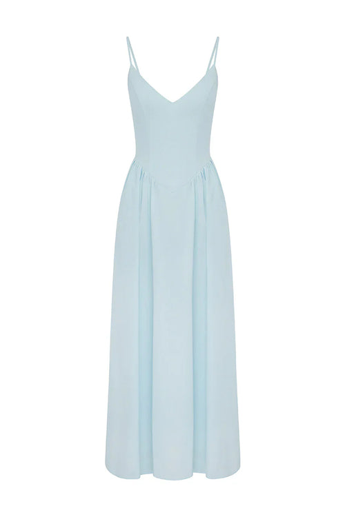 Zephy Maxi Dress - Sky Blue