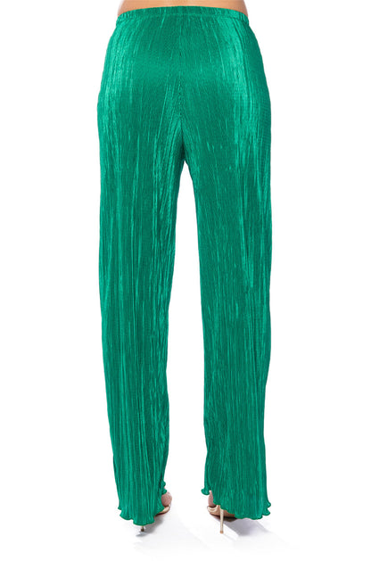 ADVENTURE TO MY WORLD PULL ON WIDE LEG PANT IN GREEN