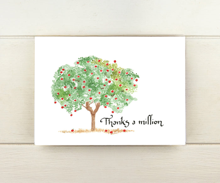 Apple Tree Thank You Card