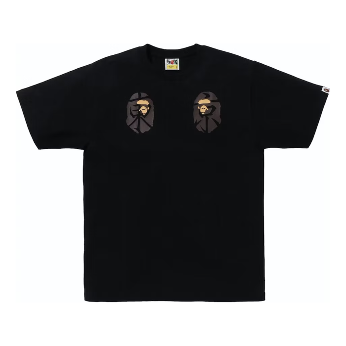 Black BAPE Souvenir Tee featuring FW23 design, perfect for streetwear enthusiasts
