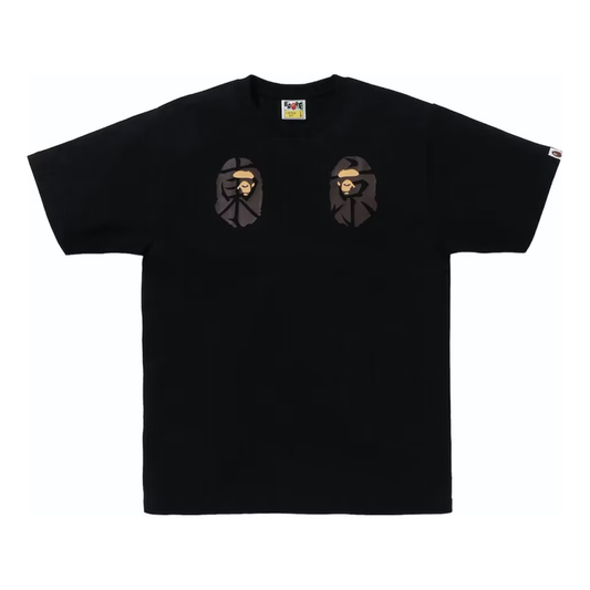 Black BAPE Souvenir Tee featuring FW23 design, perfect for streetwear enthusiasts