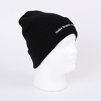 Beanie Black Make Heaven Crowded