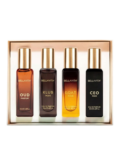 Bellavita Luxury Perfume Gift Set For Man (4 x 20ml)