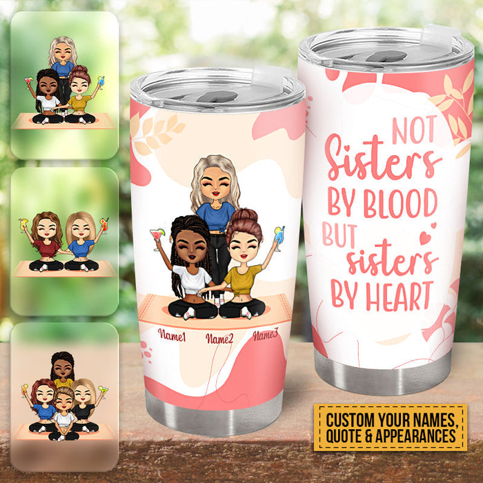 Best Friends Are The Sisters We Choose For Ourselves - Bestie Tumbler - Gift For Besties Personalized Custom Tumbler