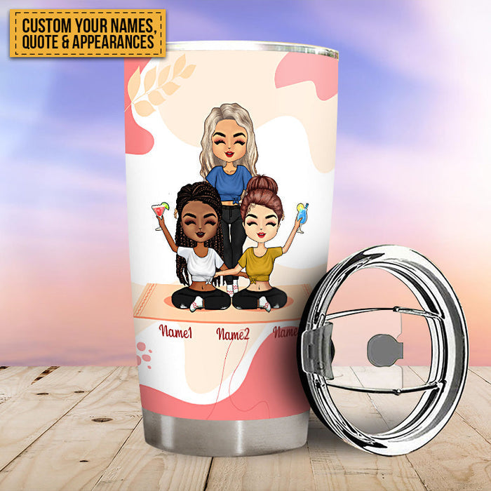 Best Friends Are The Sisters We Choose For Ourselves - Bestie Tumbler - Gift For Besties Personalized Custom Tumbler