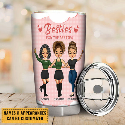 Besties Nutrition Facts - BFF Bestie Gift - Personalized Custom Tumbler