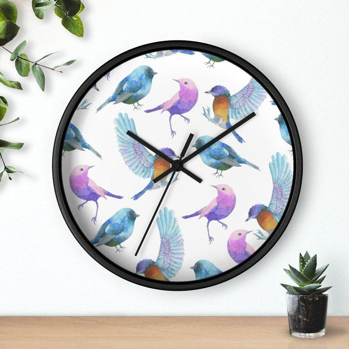 Modern Birds Wall Clock, Contemporary Wall Clock, Minimalist Wall Clock, Modern Wall Clocks