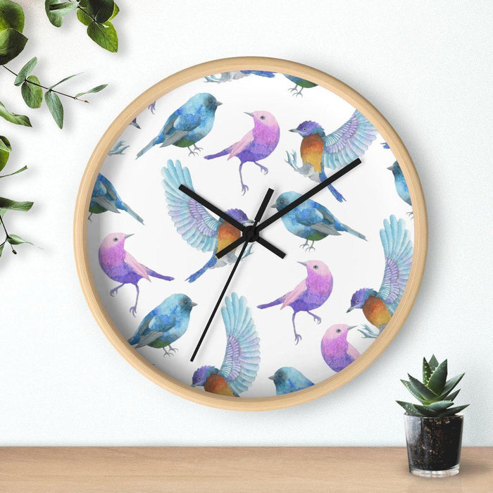 Modern Birds Wall Clock, Contemporary Wall Clock, Minimalist Wall Clock, Modern Wall Clocks
