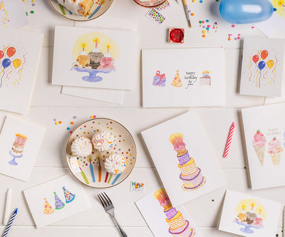 Birthday Celebrate Note Cards
