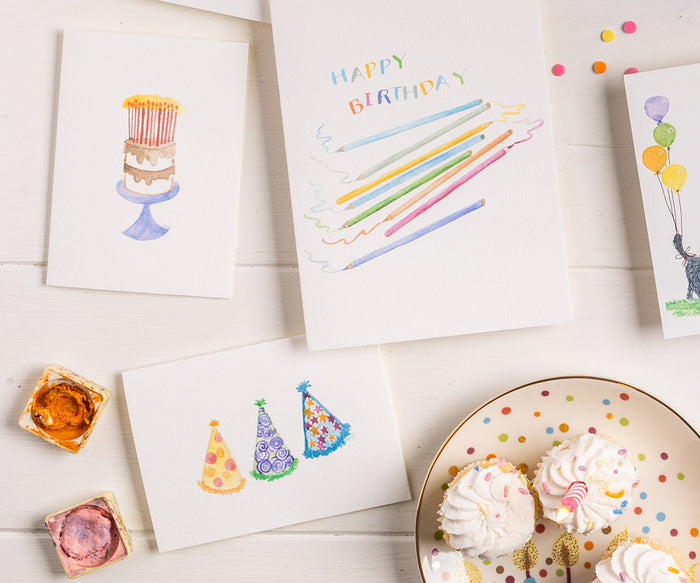 Birthday Celebrate Note Cards