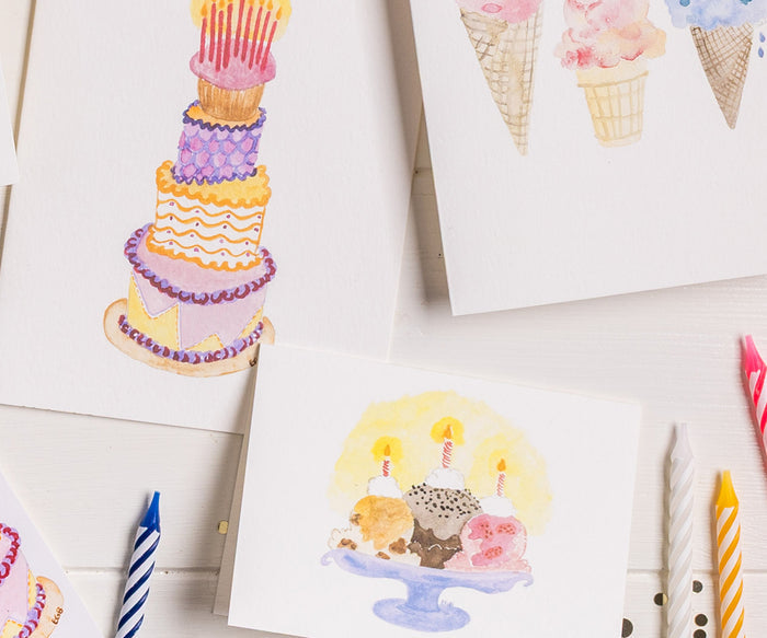 Birthday Celebrate Note Cards