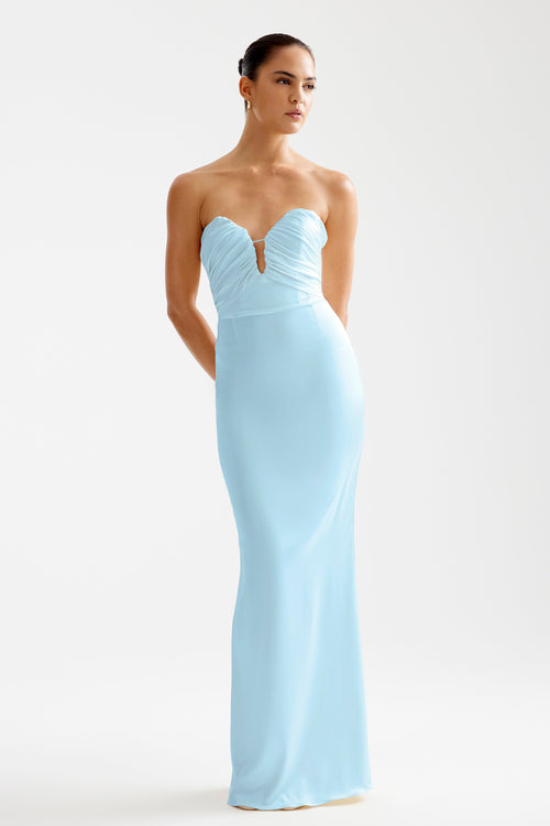 Magnolia Dress - Glacier