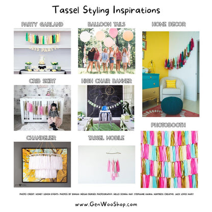 Camouflage Tassel Garland