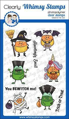 Candy Corn Dress Up Clear Stamps - Whimsy Stamps
