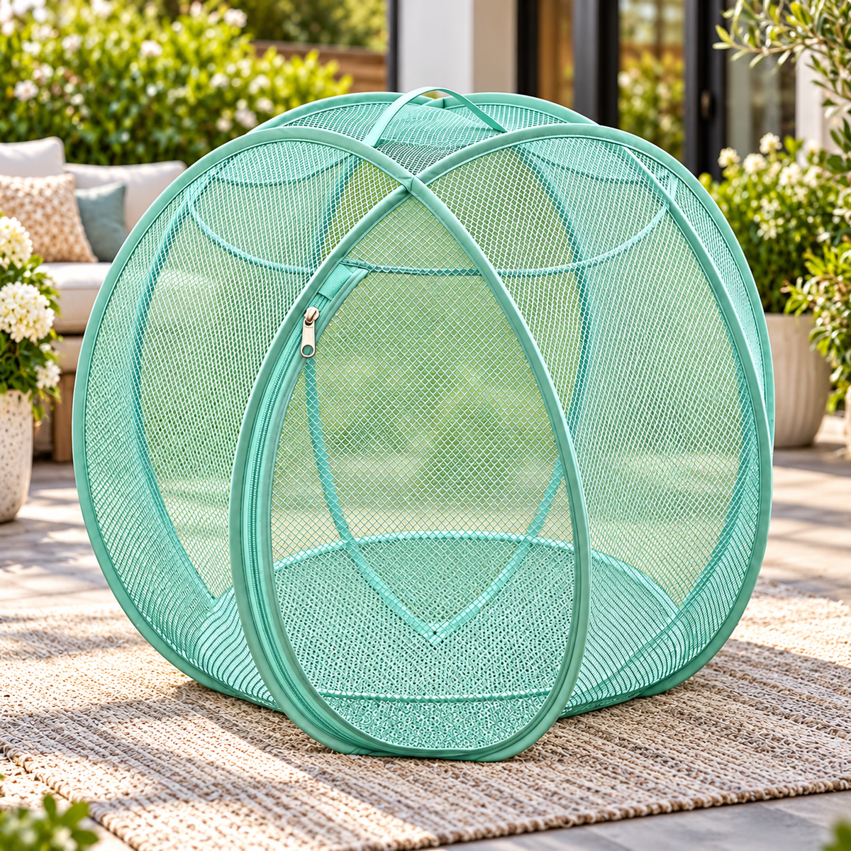 Portable Enclosed Cat Play House