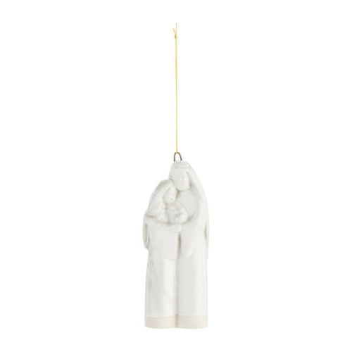 Ceramic Holy Family Ornament