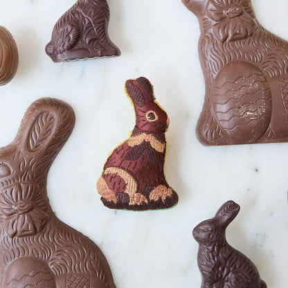 Chocolate Easter Bunny Beaded Ornament