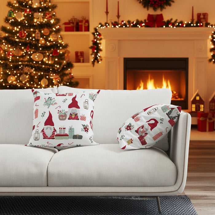 Christmas Throw Pillows Gnome, Holiday Decorative Pillows, Farmhouse Christmas Throw Pillows, Sofa Pillows, Bed Pillows, Seasonal Cushions, Pillow Covers, Made in the USA | Pippa + June