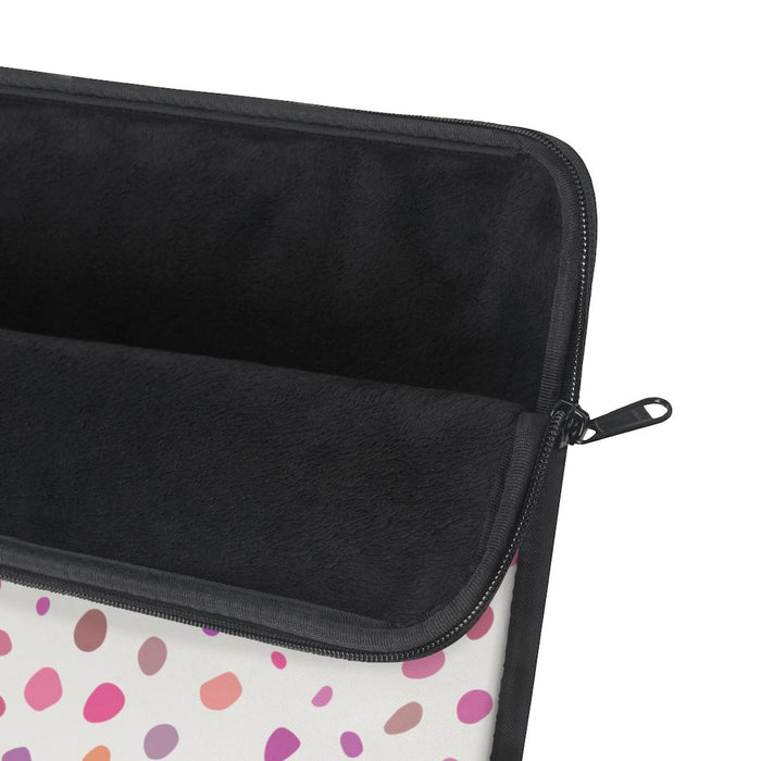 Polka Dots Laptop Sleeve Cover,  Modern Tablet Cover, iPad Sleeve, IT Accessories, School Supplies