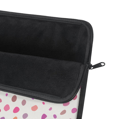Polka Dots Laptop Sleeve Cover,  Modern Tablet Cover, iPad Sleeve, IT Accessories, School Supplies