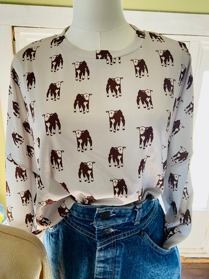 Cream Of The Crop Lil Calves Graphic Shirt - Deer Creek Mercantile