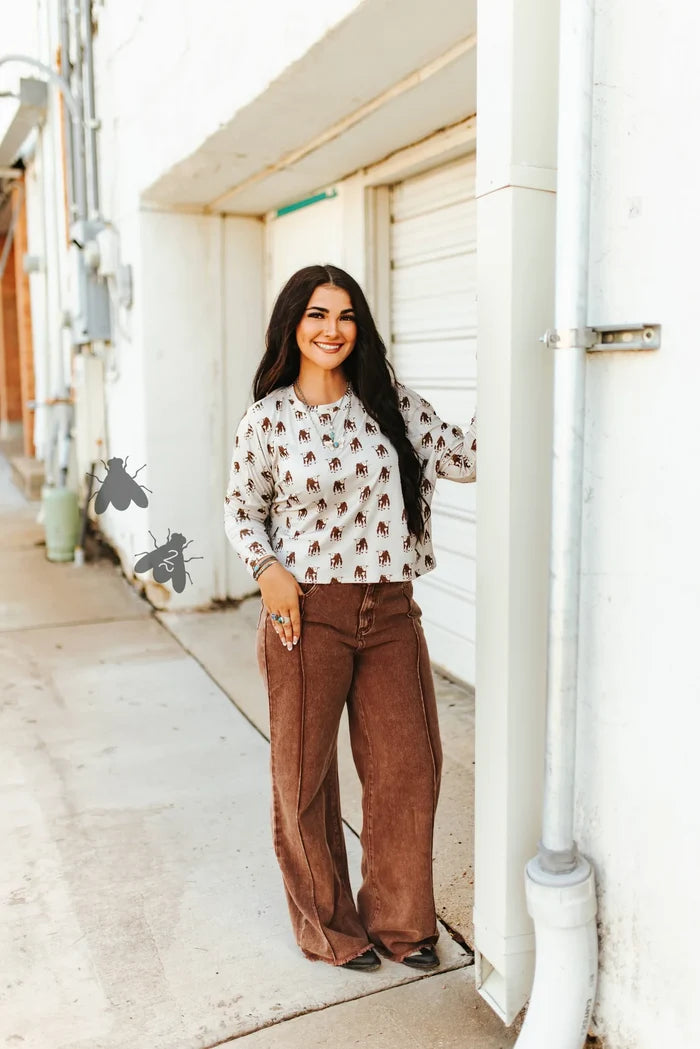 Cream Of The Crop Lil Calves Graphic Shirt - Deer Creek Mercantile