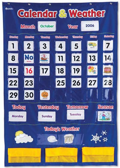 Daily Schedule Pocket Chart
