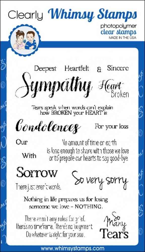 Deepest Sympathy Clear Stamps