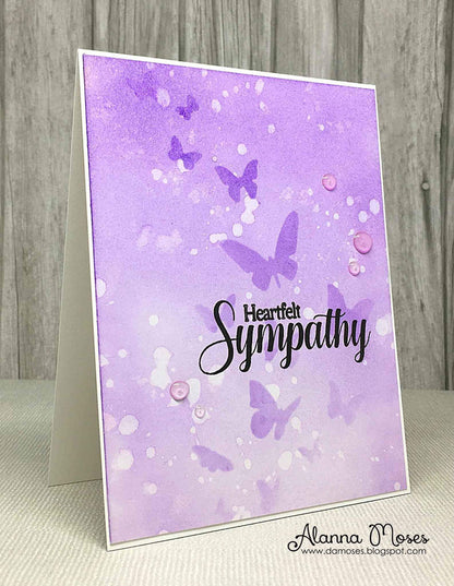 Deepest Sympathy Clear Stamps