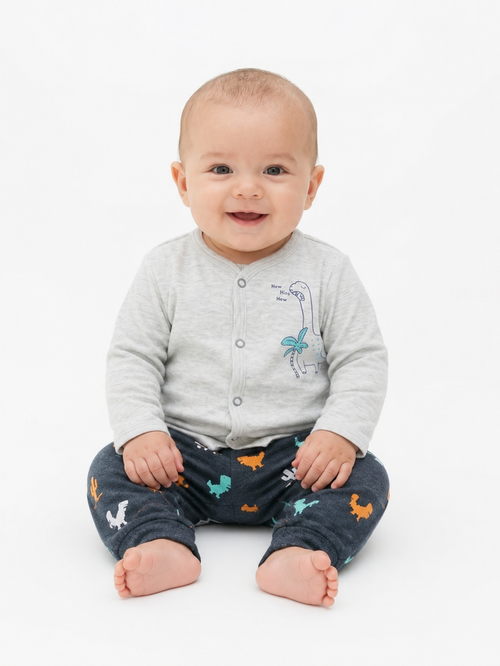 Dino Pajama - Autumn  Long sleeve