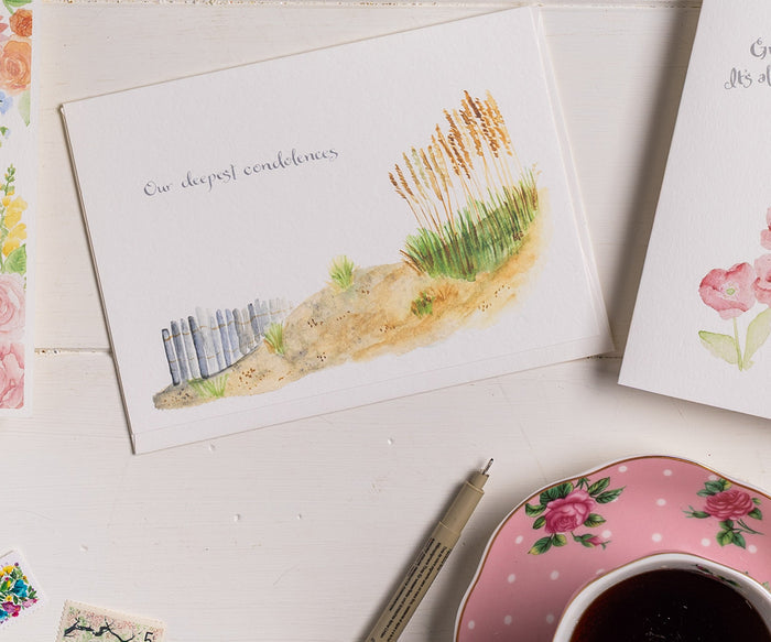 Dunes Sympathy Card