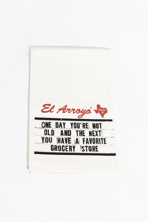 El Arroyo Tea Towel - Grocery Store - Deer Creek Mercantile