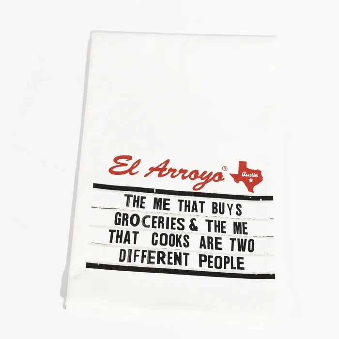 El Arroyo Tea Towel - Two Different People - Deer Creek Mercantile