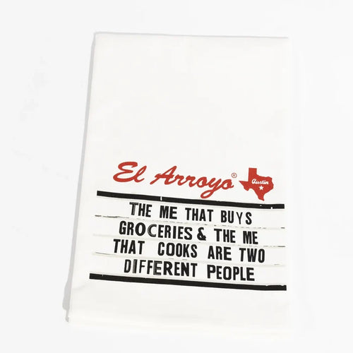 El Arroyo Tea Towel - Two Different People - Deer Creek Mercantile