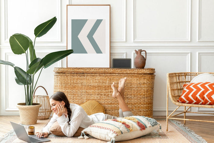 Mid Century Modern Wall Art Evolve, Modern Wall Art | Pippa +June