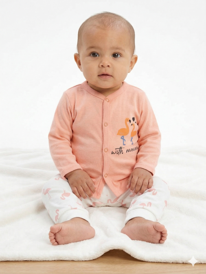 Flamingo Pajama Long Sleeve - Summer